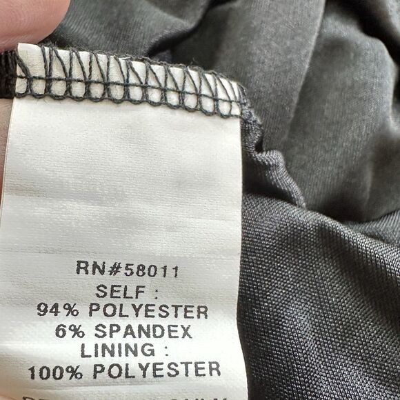 NWT David Meister 2 snake print Long Sleeve Faux Wrap Jersey Dress - Picture 9 of 16